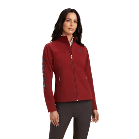 Ariat Women's New Team Softshell Red & Serape Jacket