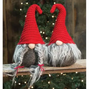 ' Mr. or Mrs. Gnome Santa Head 2 Asstd. (Pack of 2)