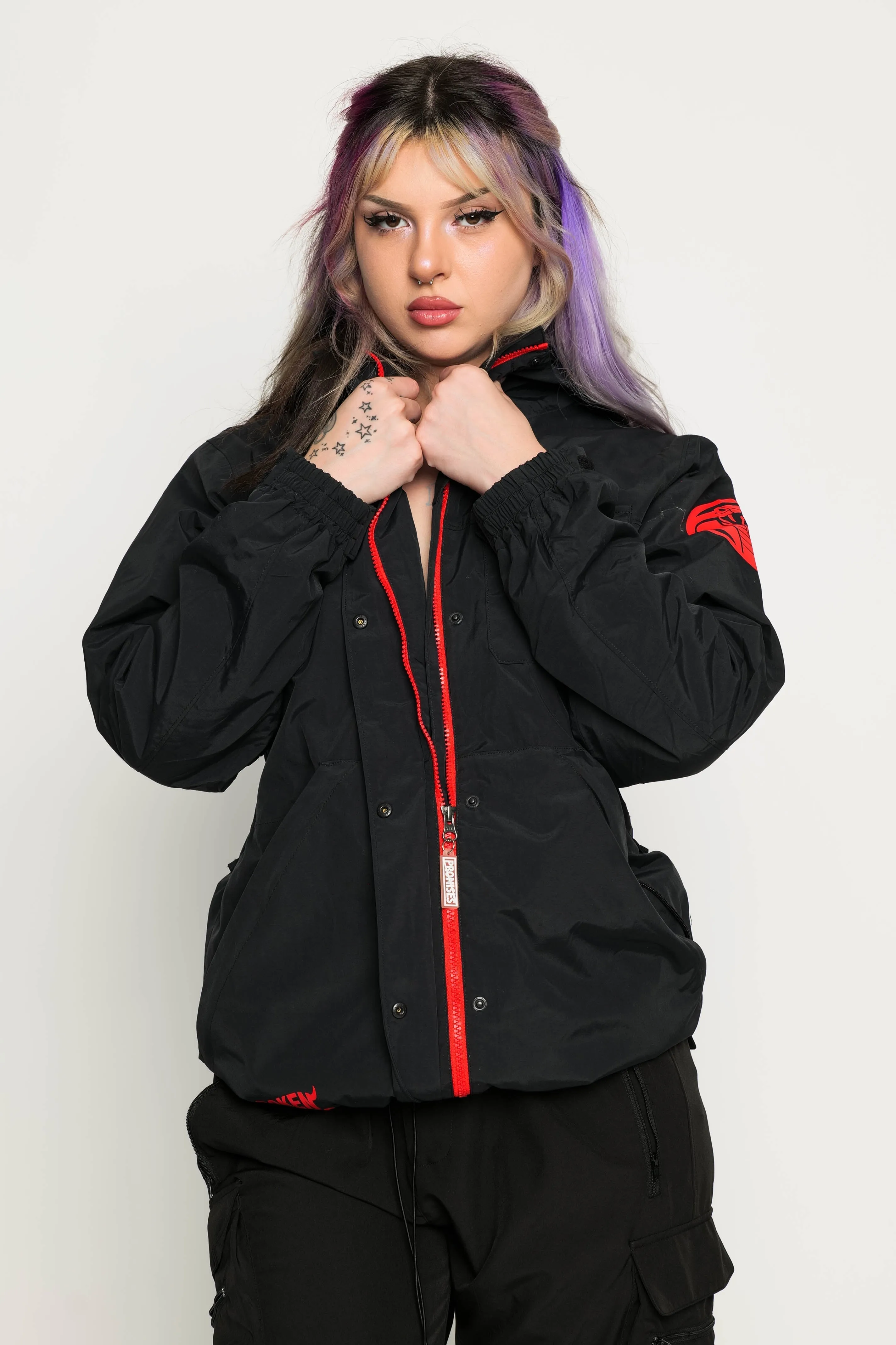 23/24 Graveyard Horn Snow Jacket Black