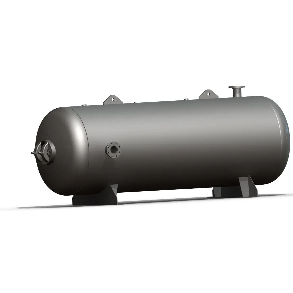 660ARH200 - 660 Gallon Horizontal Air Receiver Tank