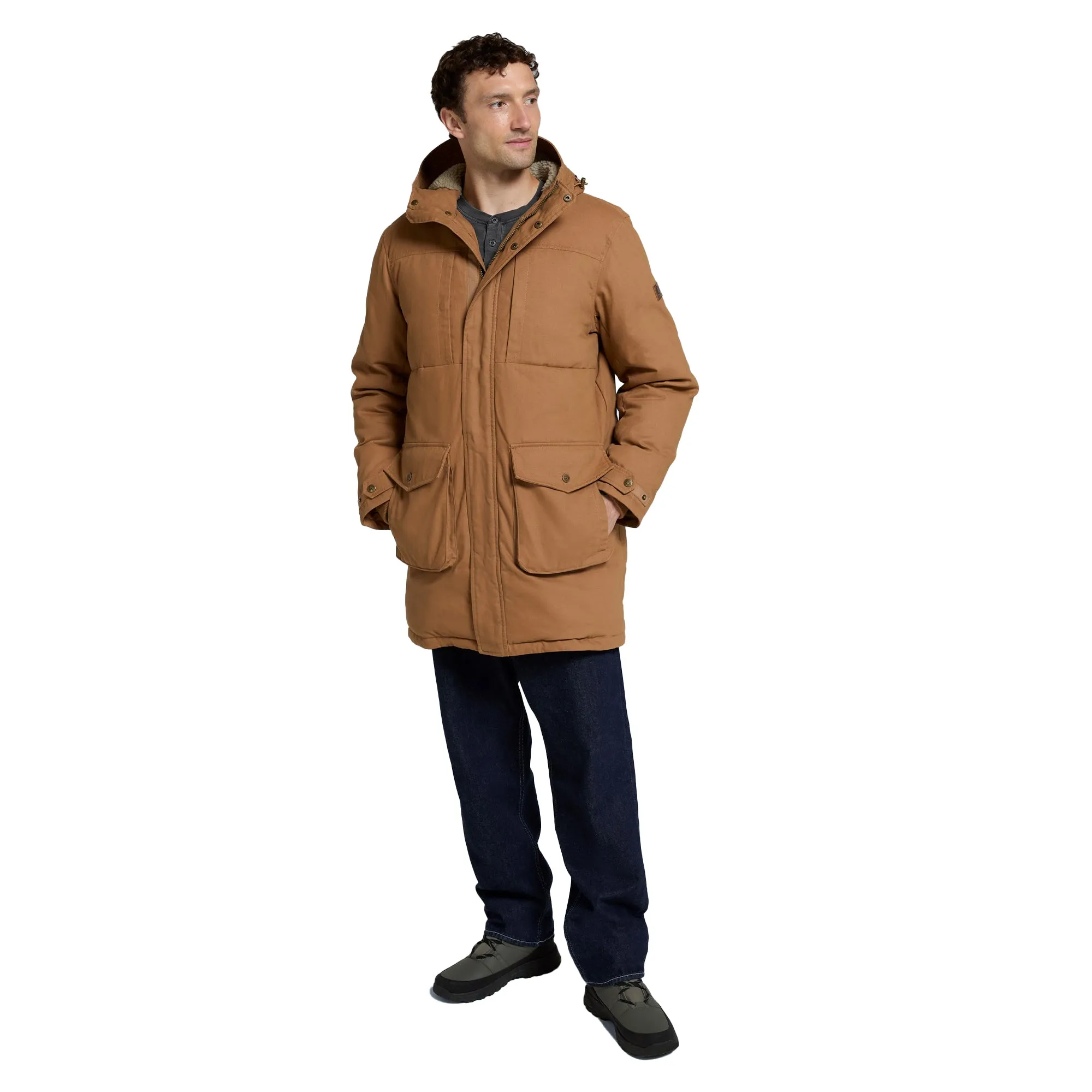 Animal Mens Fistral Borg Lined Parka