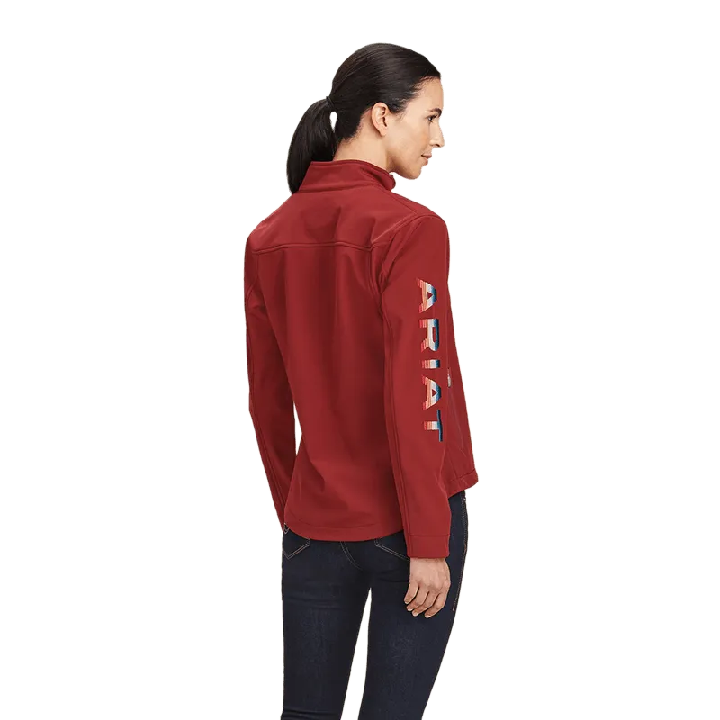 Ariat Women's New Team Softshell Red & Serape Jacket