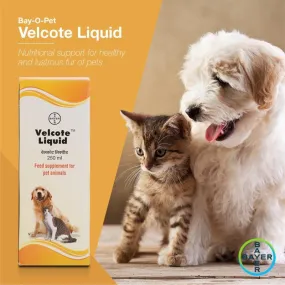 Bayer Velcote Liquid Skin & Coat Supplement for Pets 250 ml