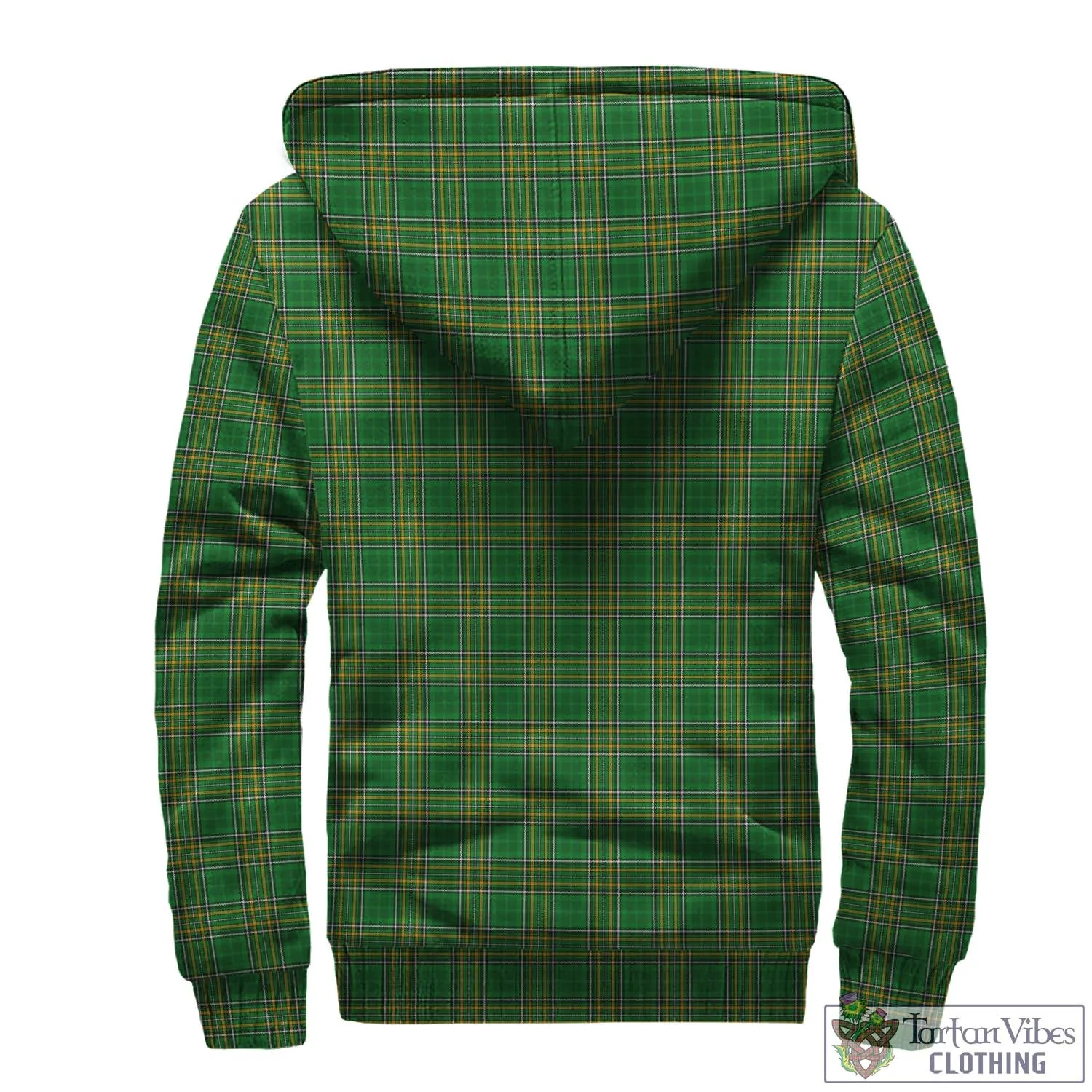 Betham Irish Clan Tartan Sherpa Hoodie with Coat of Arms