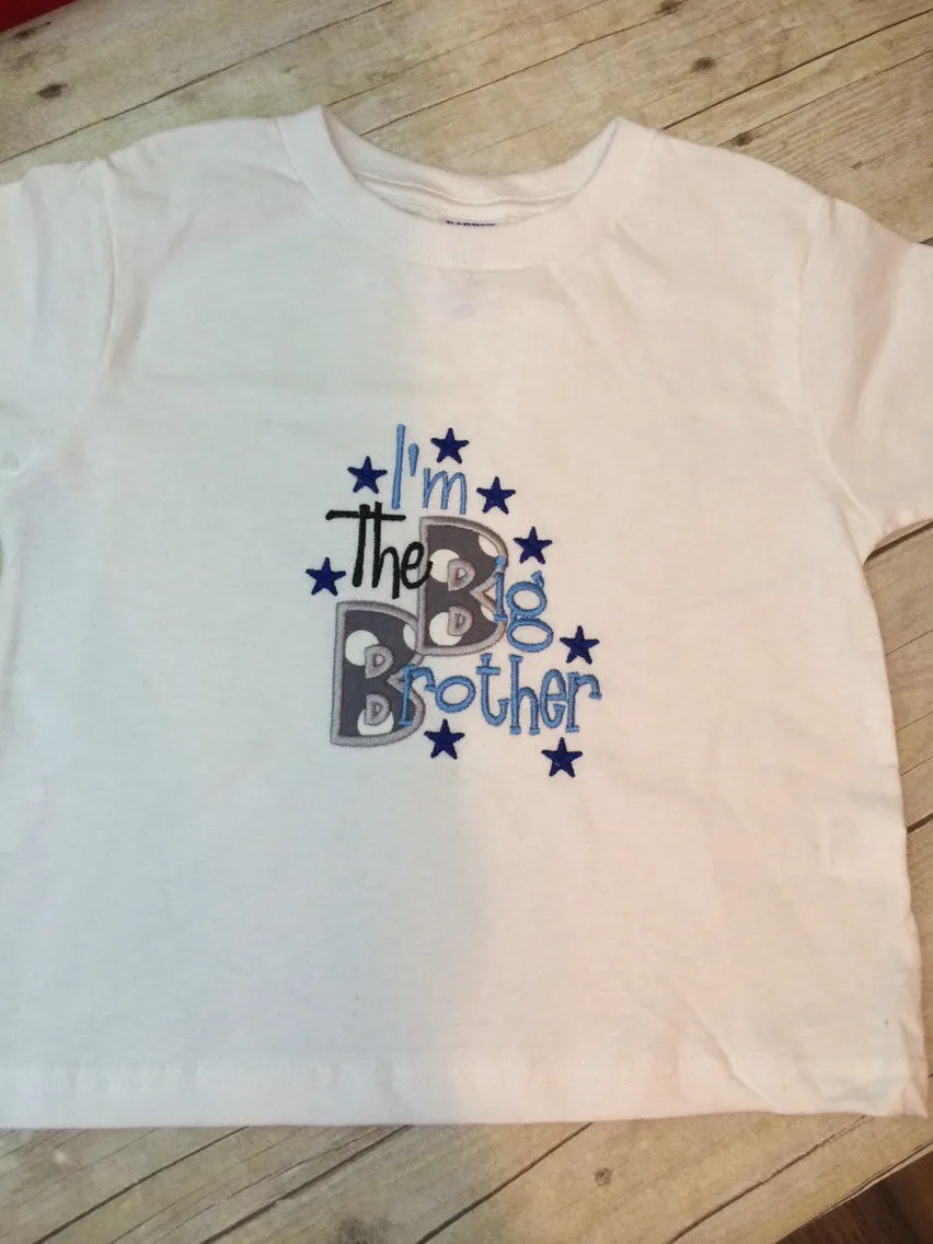 Big Brother Announcement shirt -- Big Brother T shirt-- Big Brother bodysuit -- Big Brother Announcement