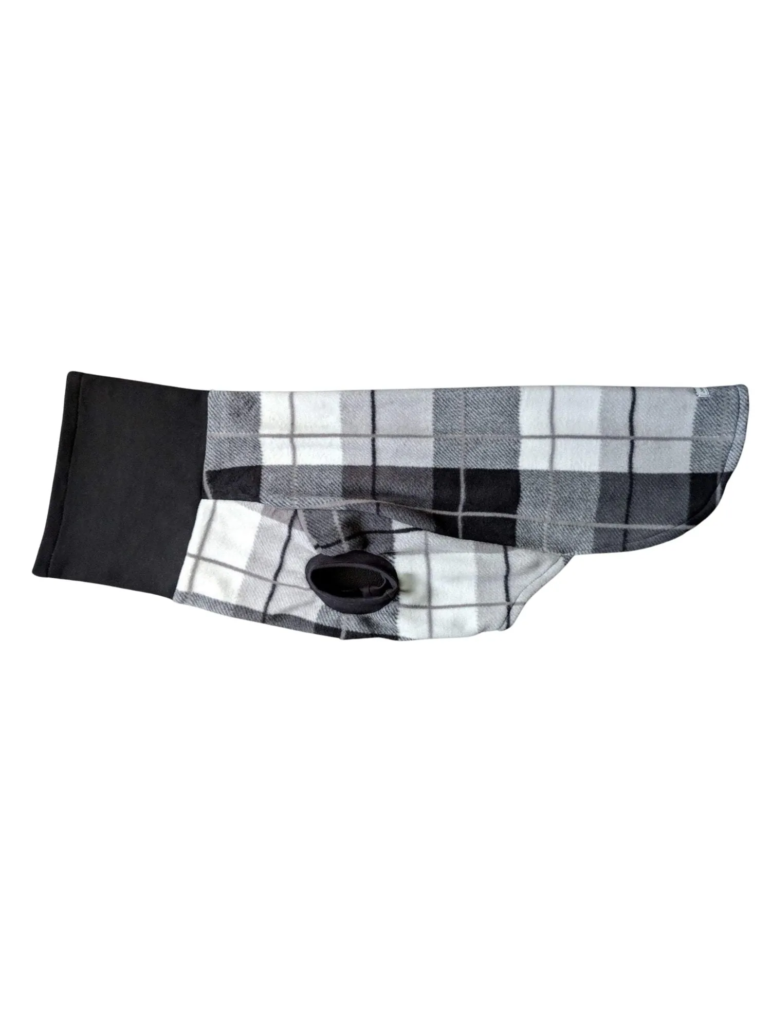 Black White Plaid Dog Sweater