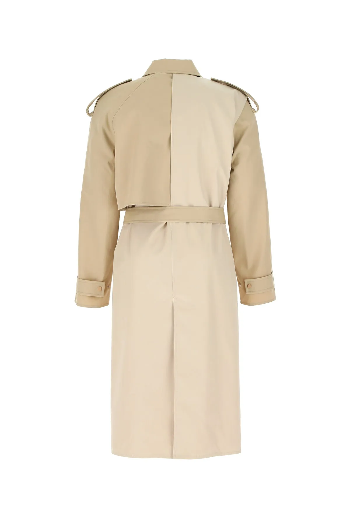 Bottega Veneta Two-Tone Belted Trench Coat