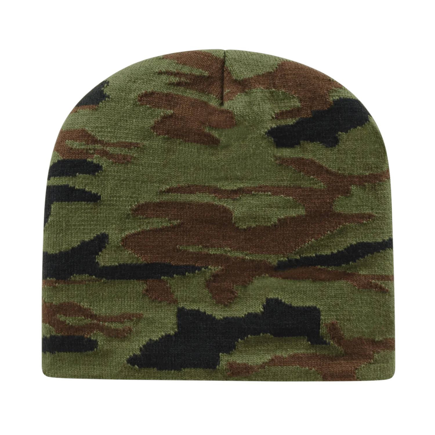 Cap America RKWC9 Woodland Camouflage Knit Beanie