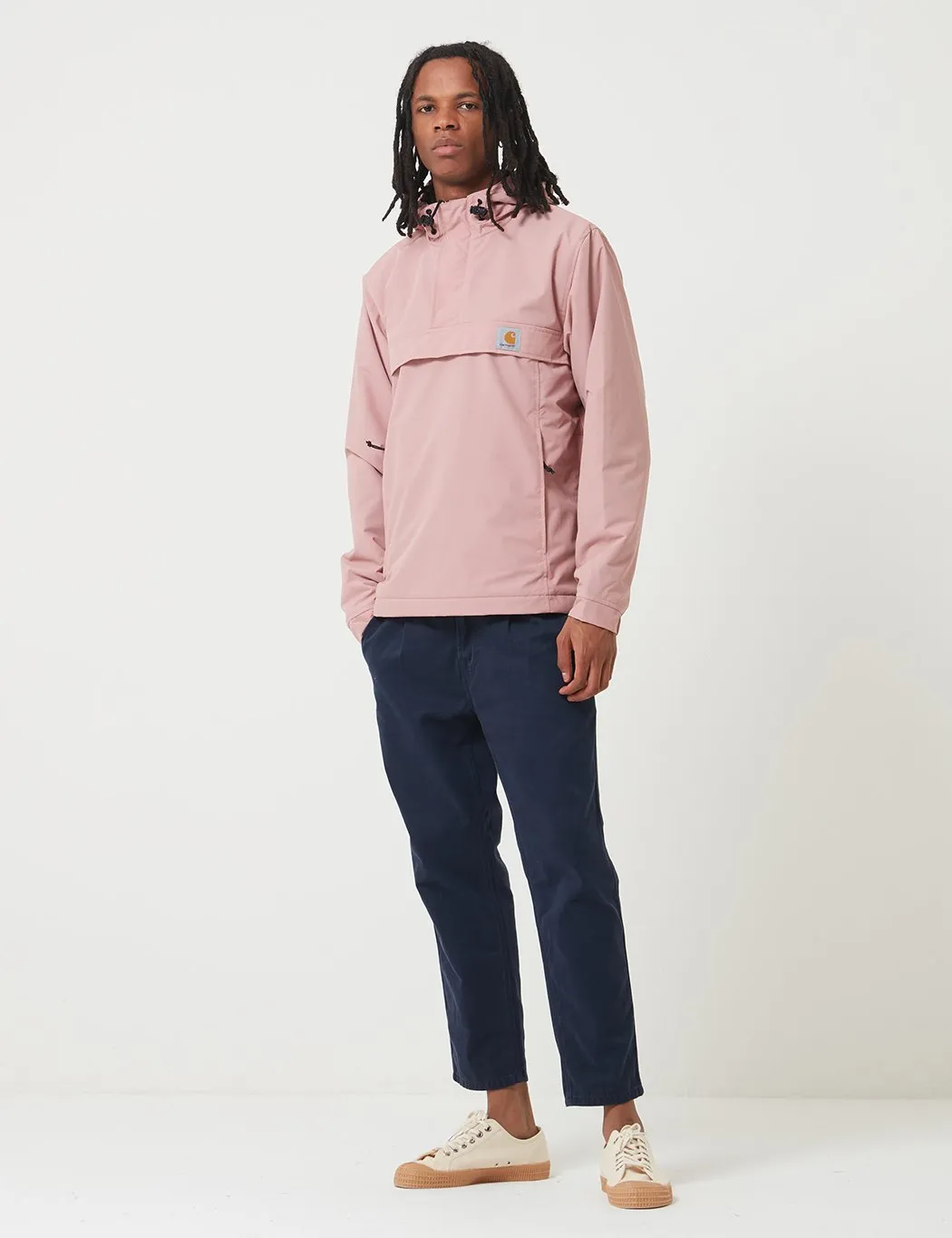 Carhartt-WIP Nimbus Half-Zip Jacket (Fleece Lined) - Blush Pink