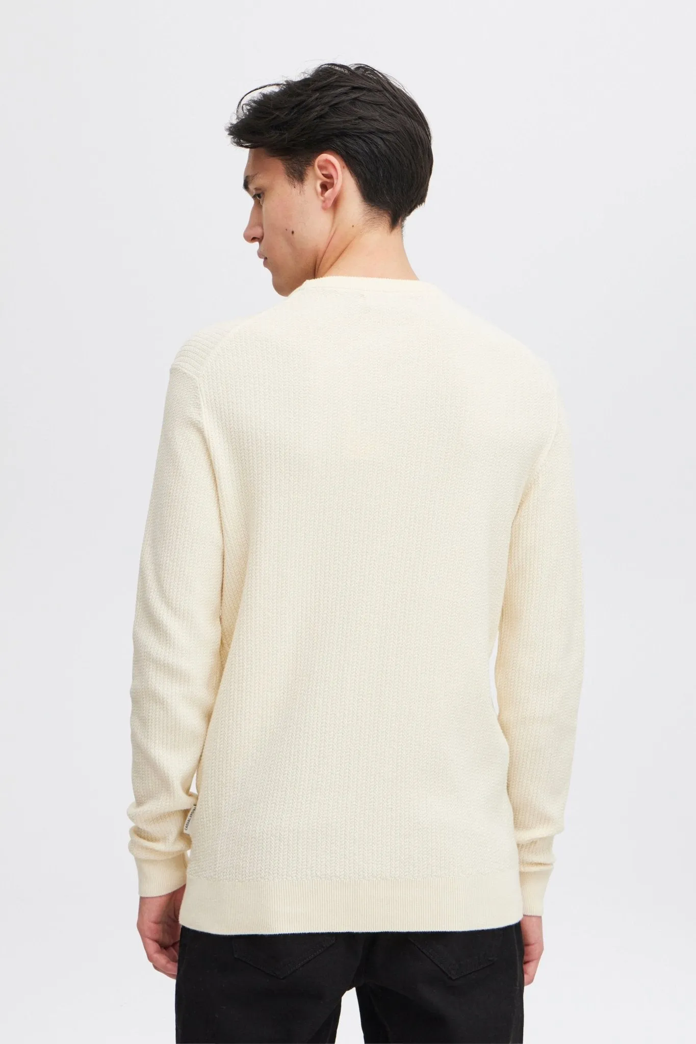 CASUAL FRIDAY - CFKARL structured crew neck knit - 20505088