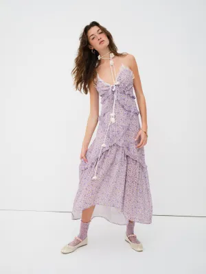 Cayne Purple Maxi Dress