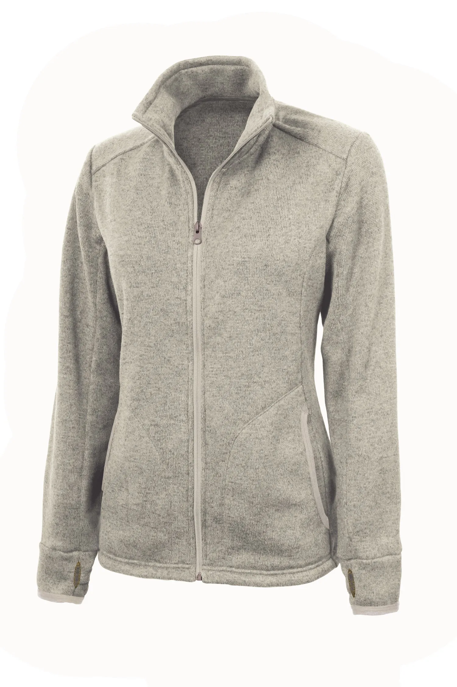 Charles River Women's Heathered Fleece Jacket