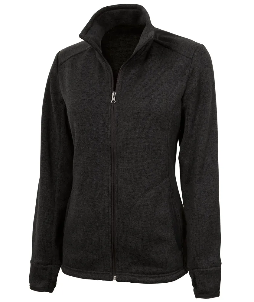 Charles River Women's Heathered Fleece Jacket