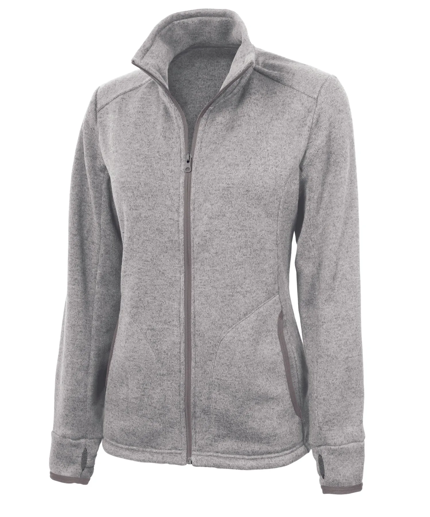 Charles River Women's Heathered Fleece Jacket