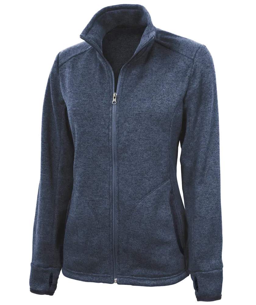 Charles River Women's Heathered Fleece Jacket