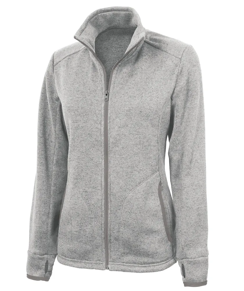 Charles River Women's Heathered Fleece Jacket