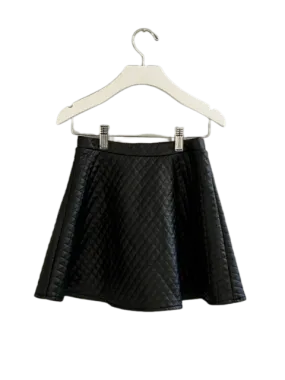 CHILDREN'S PLACE VEGAN LEATHER SKIRT (SZ 5/6)