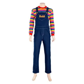 Child's Play Chucky Adult Halloween Carnival Suit Cosplay Costume