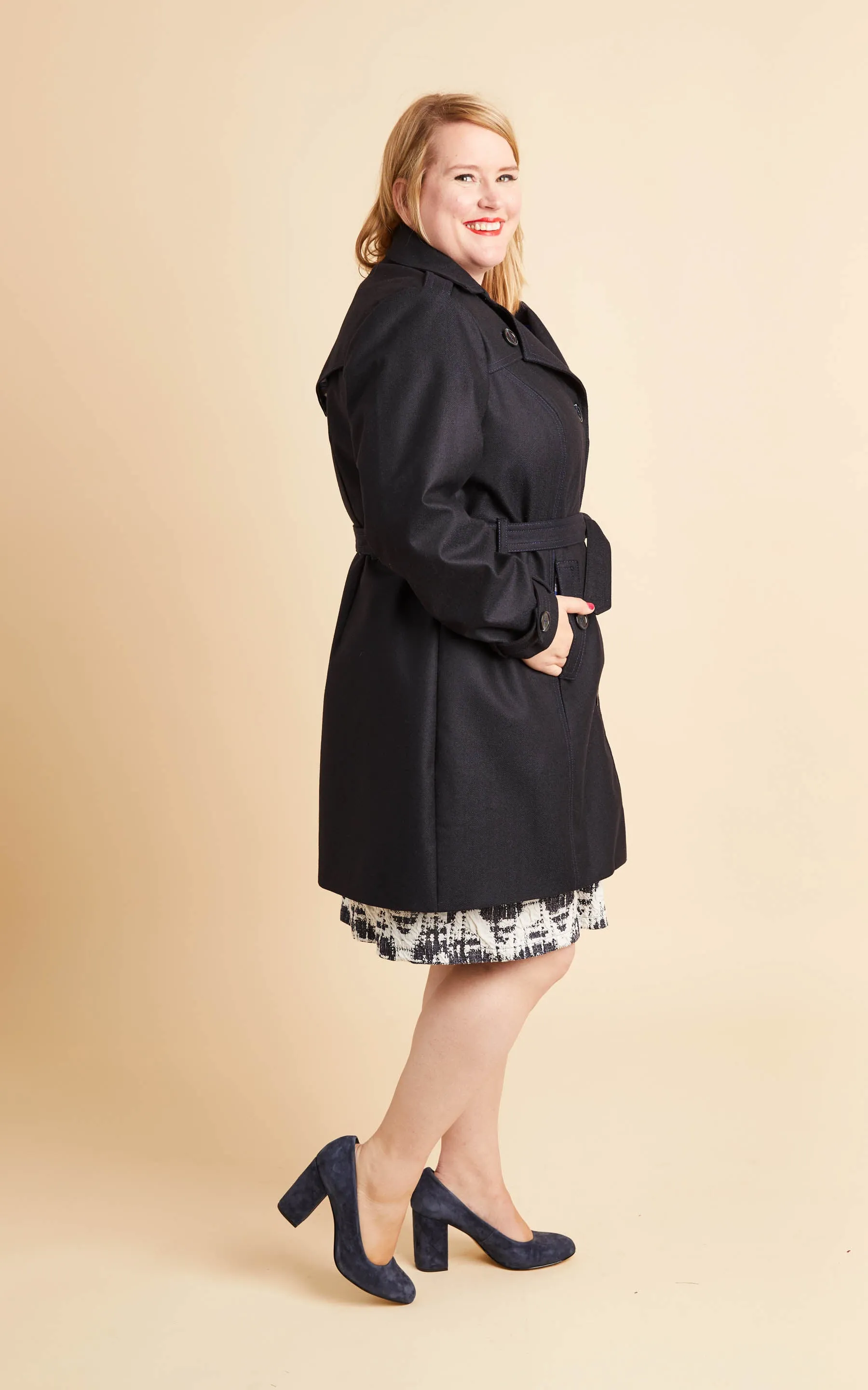 Chilton Trench Coat 12-28 printed pattern: Wholesale