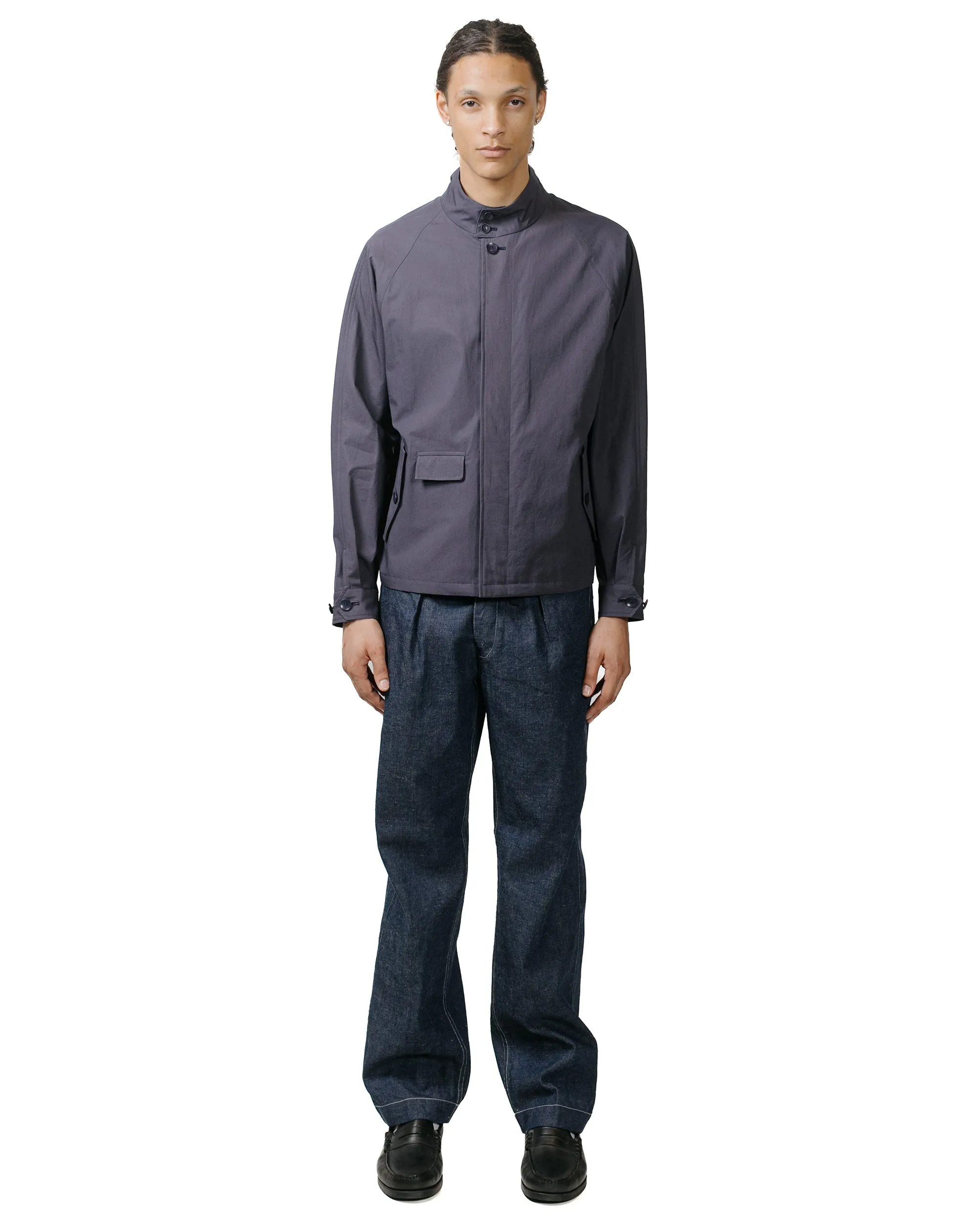 Cohérence Gianni Weather Resistant Cotton Light Jacket Slate Blue