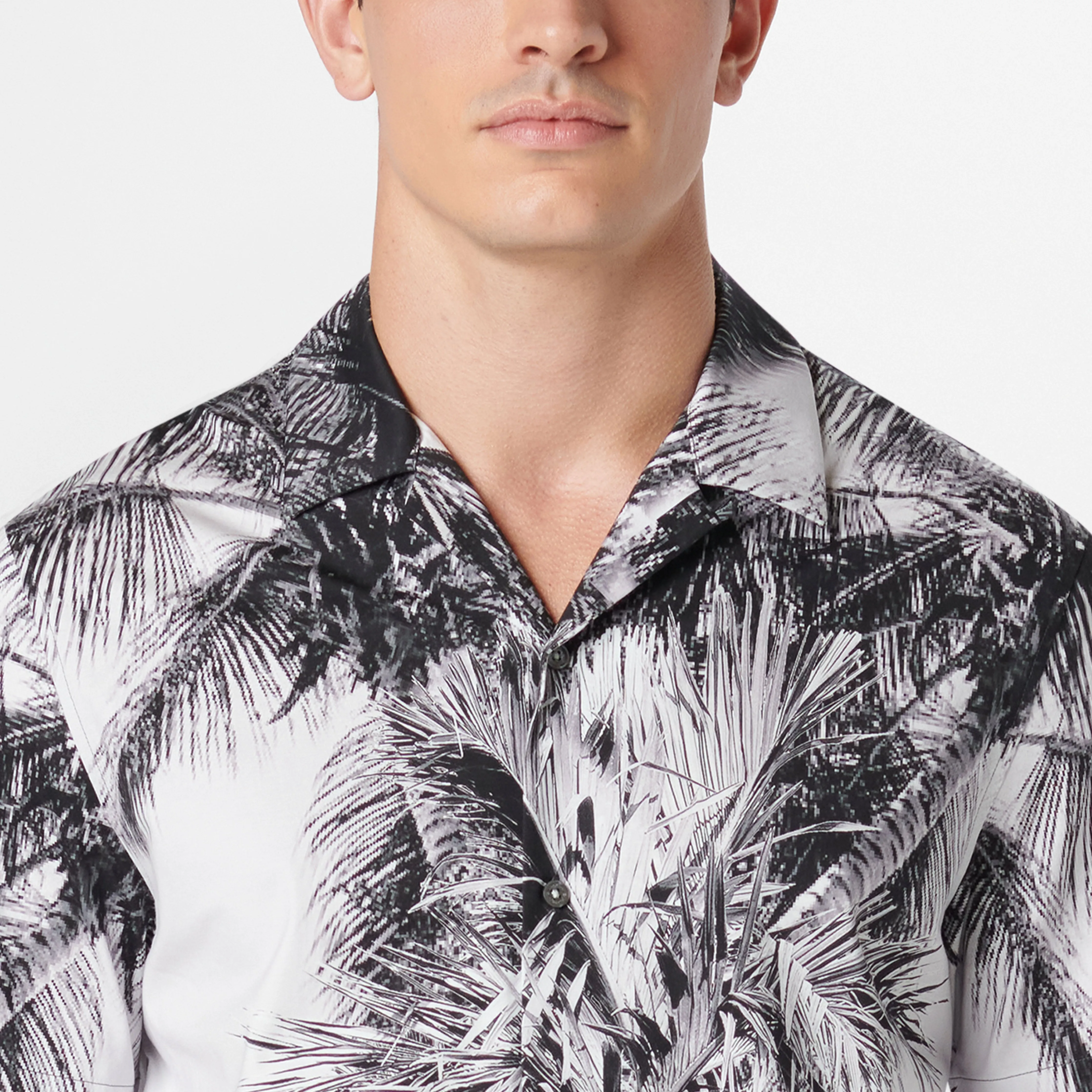 Cole Tropical Photoprint OoohCotton Camp Shirt