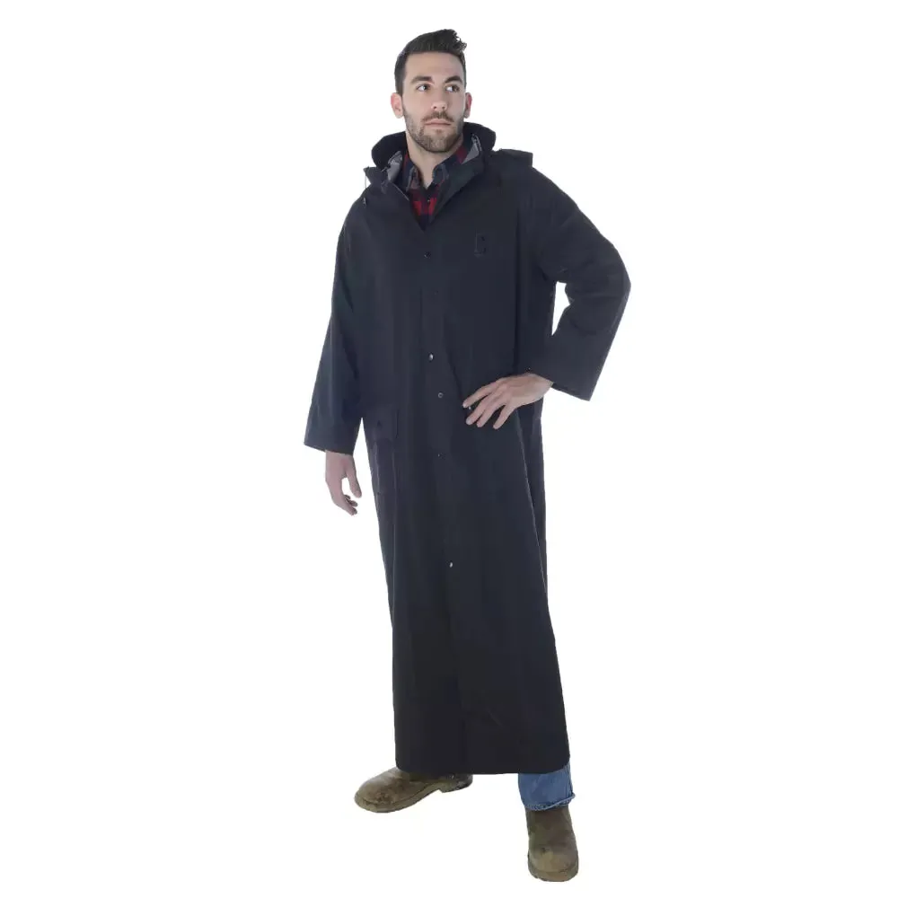 Cordova Renegade .35 mm PVC/Polyester 2-Piece Rain Coat 60-Inch Length Detachable Hood - RC35