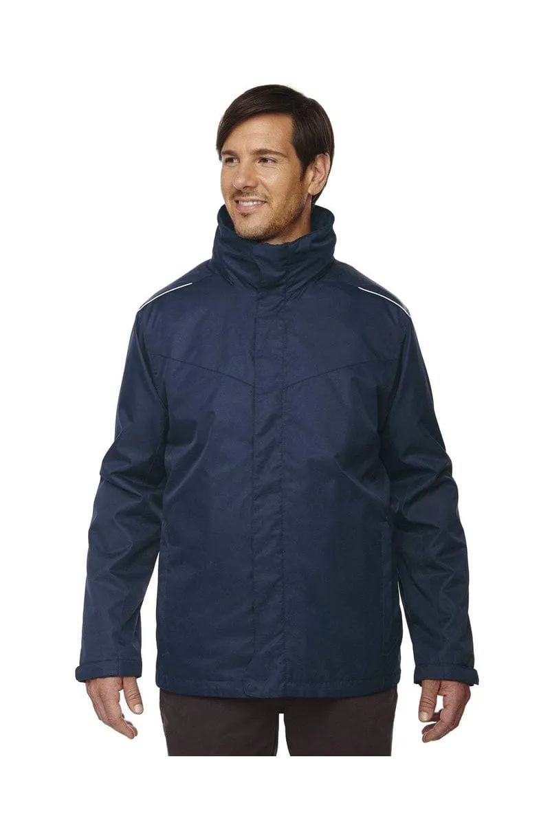 Core 365 88205T: Men's Tall Region 3-in-1 Jacket with Fleece Liner