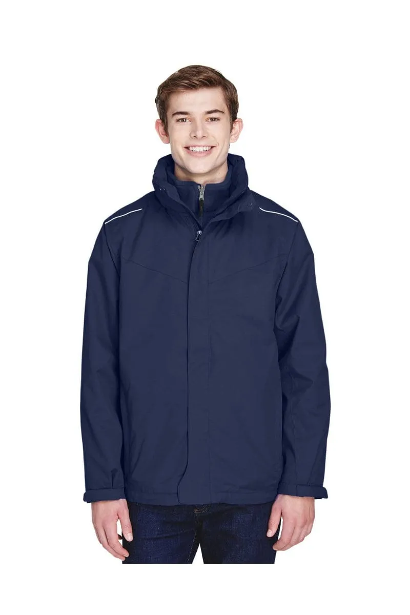 Core 365 88205T: Men's Tall Region 3-in-1 Jacket with Fleece Liner