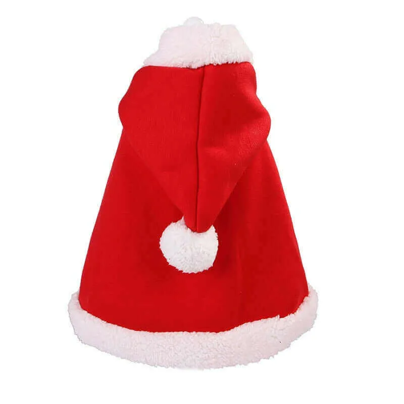 Cute Christmas Dog Coat Cat Costume Soft Warm Cat