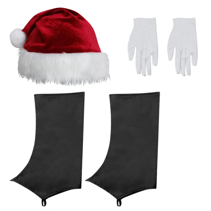 Deep Red Velvet Lightweight Santa Costume