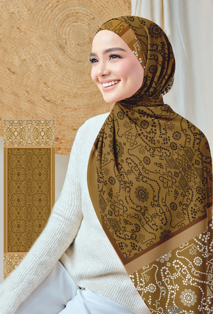 Dim Light Printed Chiffon Hijab