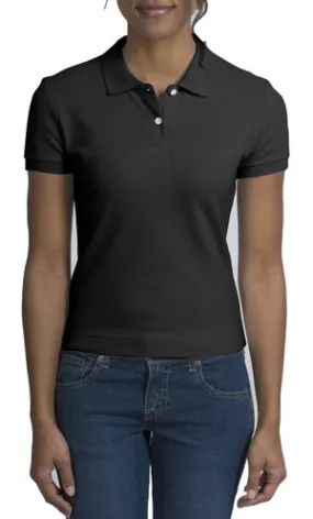 District Threads - Ladies Stretch Pique Sport Shirt.  DT301