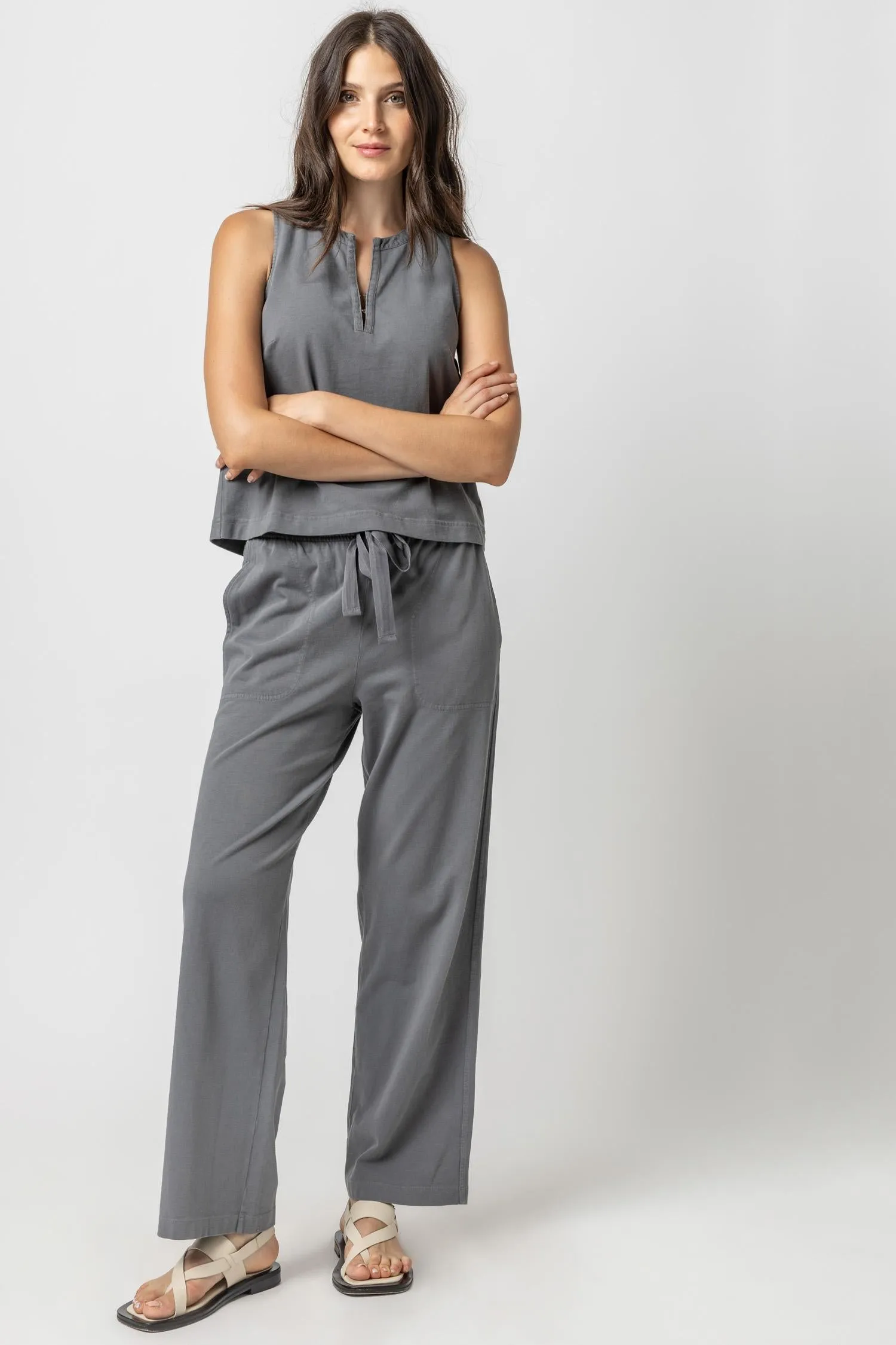 Drawstring Waist Pant