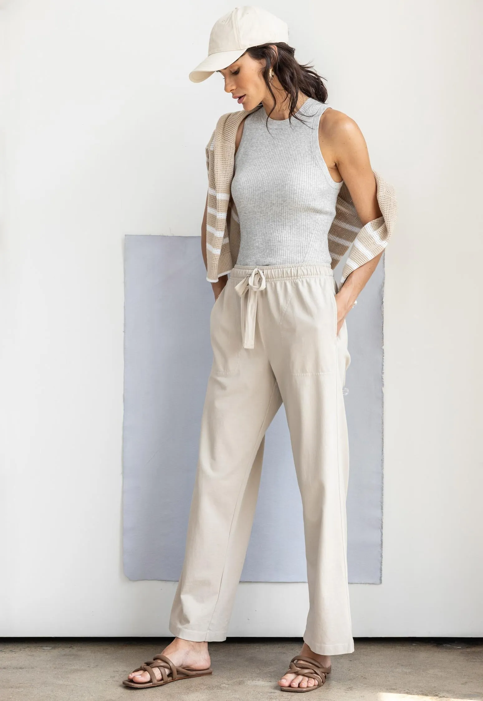 Drawstring Waist Pant