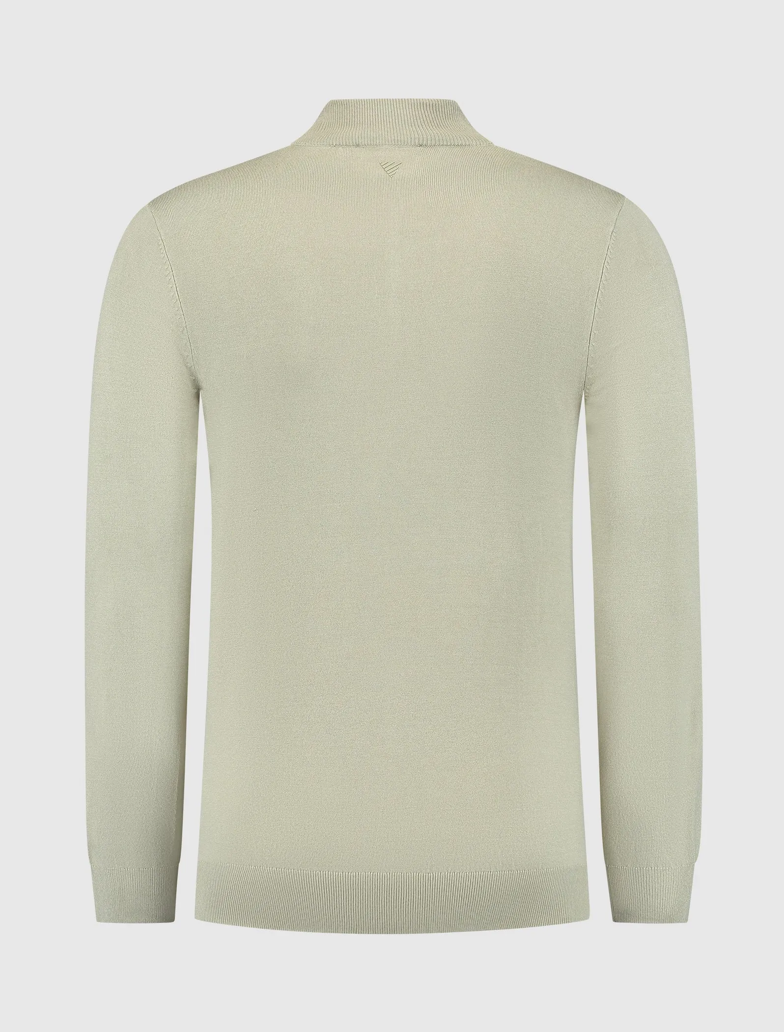 Essential Knitwear Halfzip Sweater | Light Army