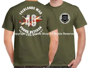 FALKLANDS 40 Double Print T-Shirt