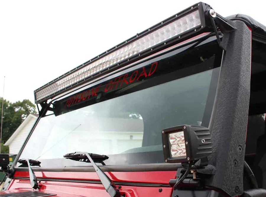 Fishbone Offroad 1997-2006 TJ Wrangler 52" Light Bar Bracket