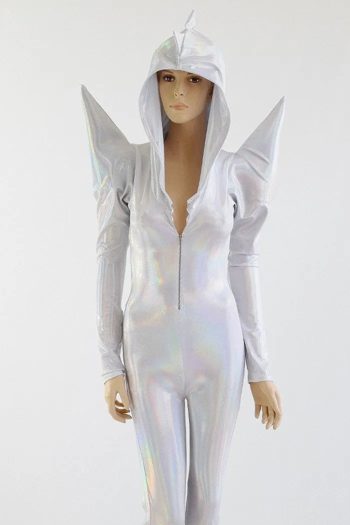 Flashbulb Holographic Mega Shoulder Catsuit