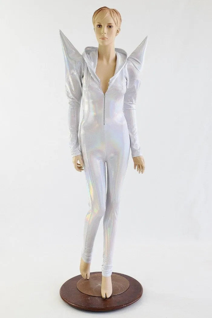 Flashbulb Holographic Mega Shoulder Catsuit