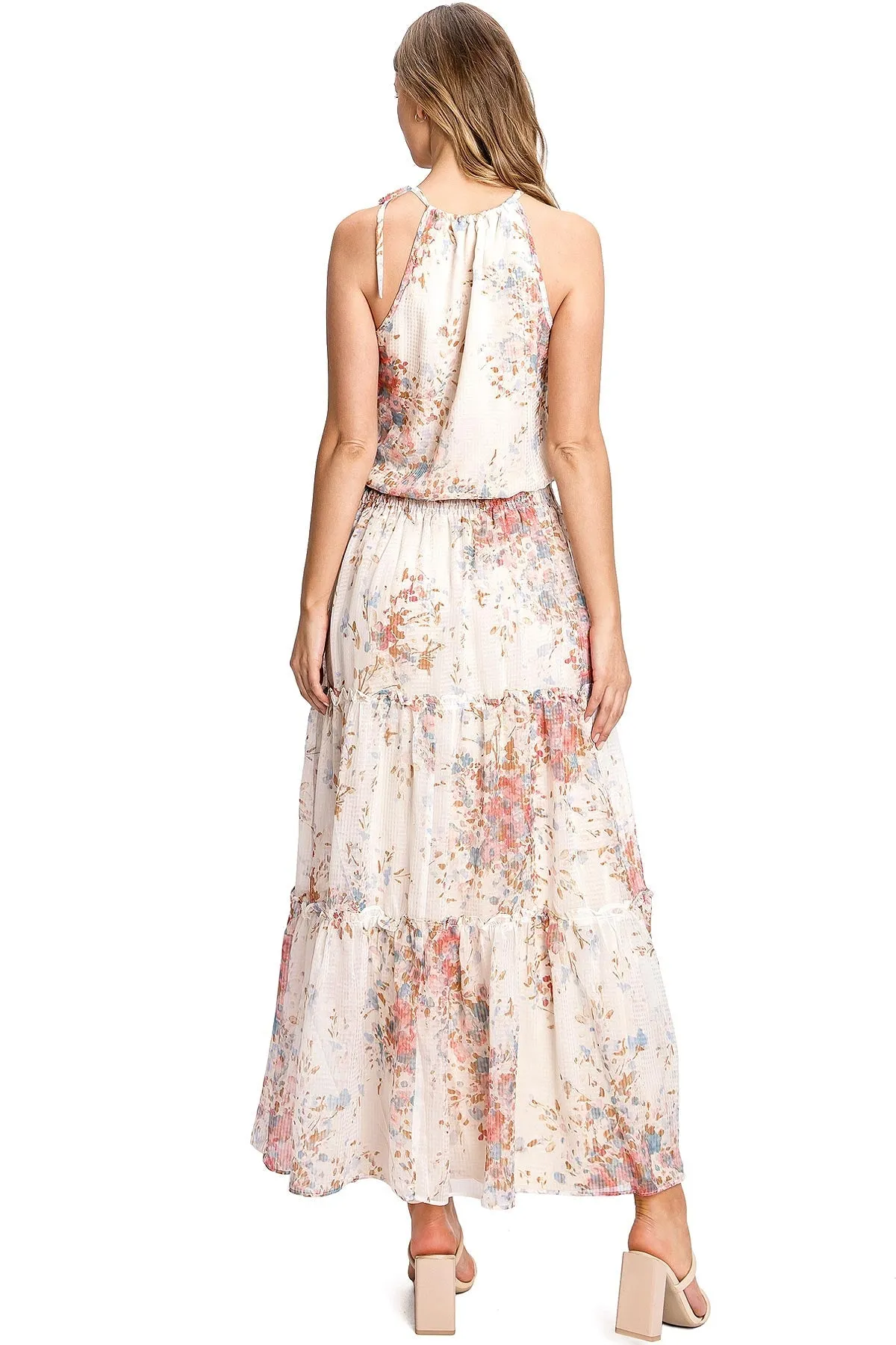 Floral Tranquility Maxi Dress