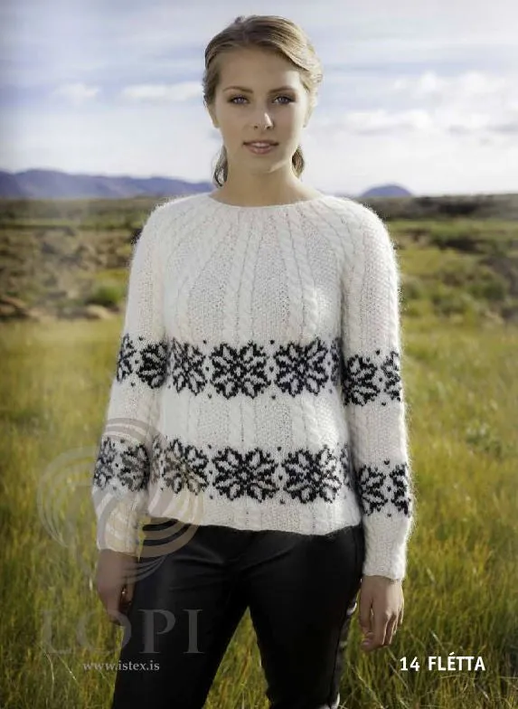 Flétta Women Wool Sweater White