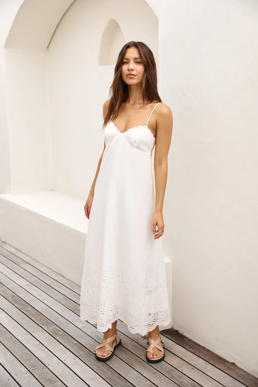 FORTUNATE ONE Angelic Maxi Dress White