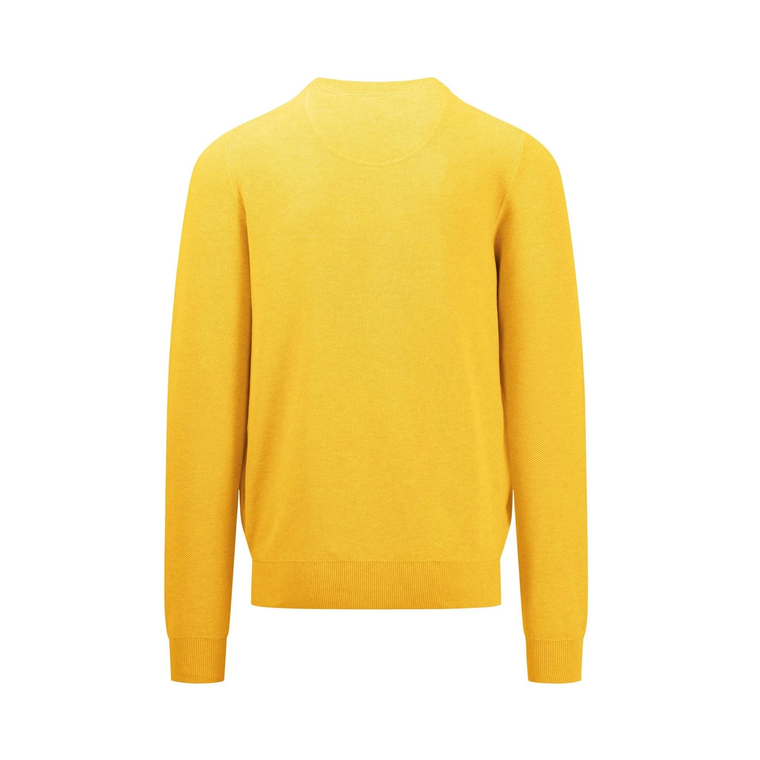 Fynch-Hatton Superfine Cotton Crew Neck Jumper 1413 220 - Pineapple