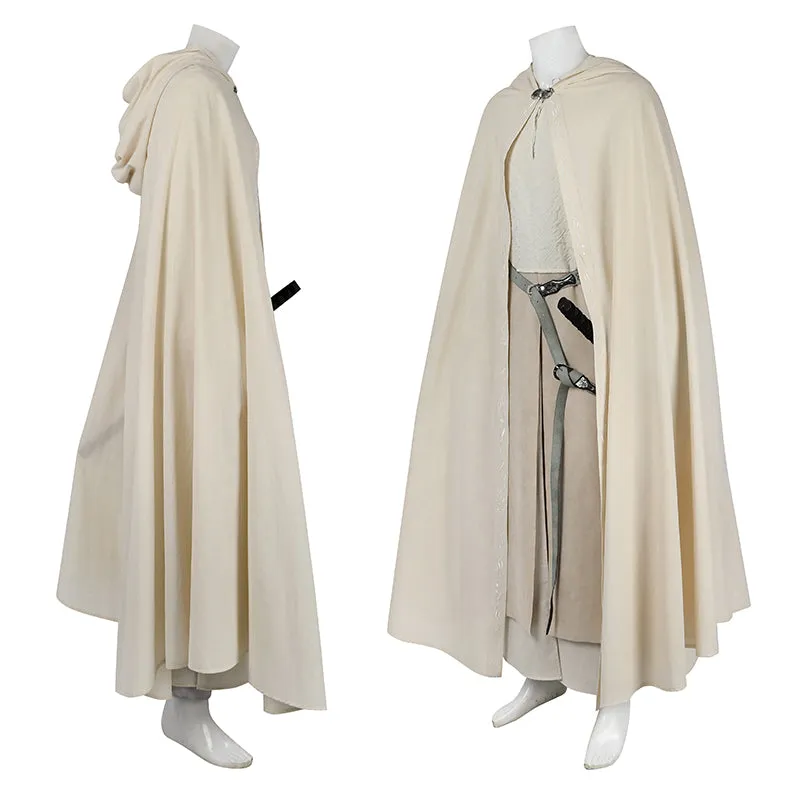 Gandalf The White Costume The Lord of the Rings Gandalf Cosplay Cape Suit