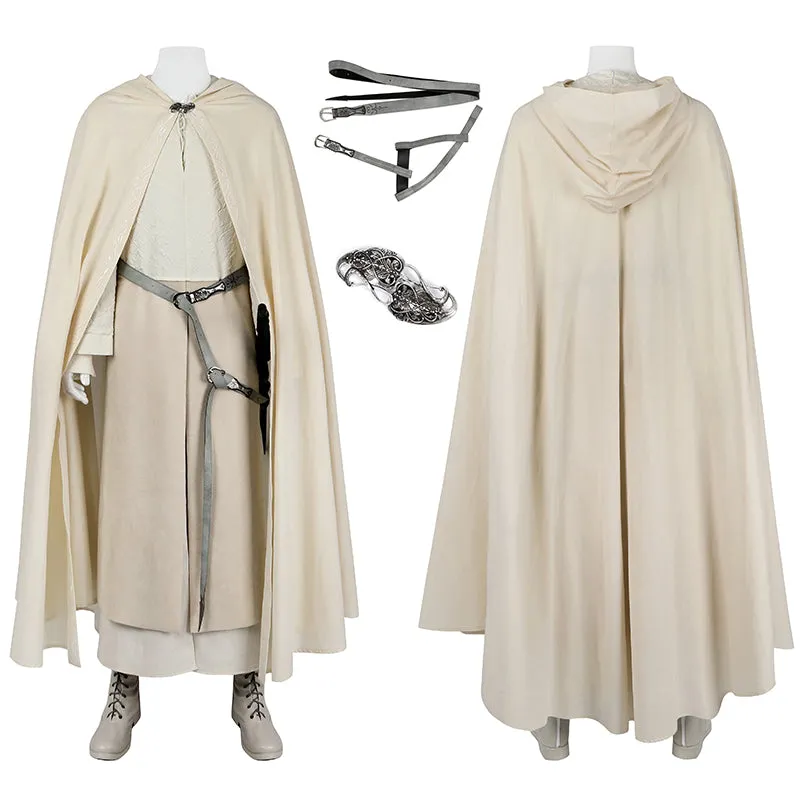 Gandalf The White Costume The Lord of the Rings Gandalf Cosplay Cape Suit