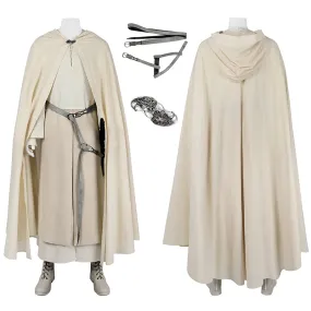 Gandalf The White Costume The Lord of the Rings Gandalf Cosplay Cape Suit