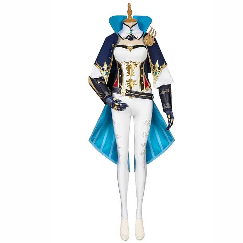 Genshin Impact Jean Cosplay Costume Cape Full Set Deluxe Version Outfit