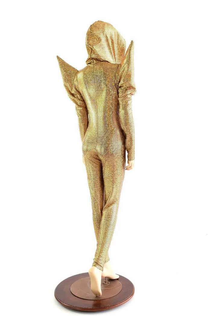 Gold Scale Mega Shoulder Catsuit