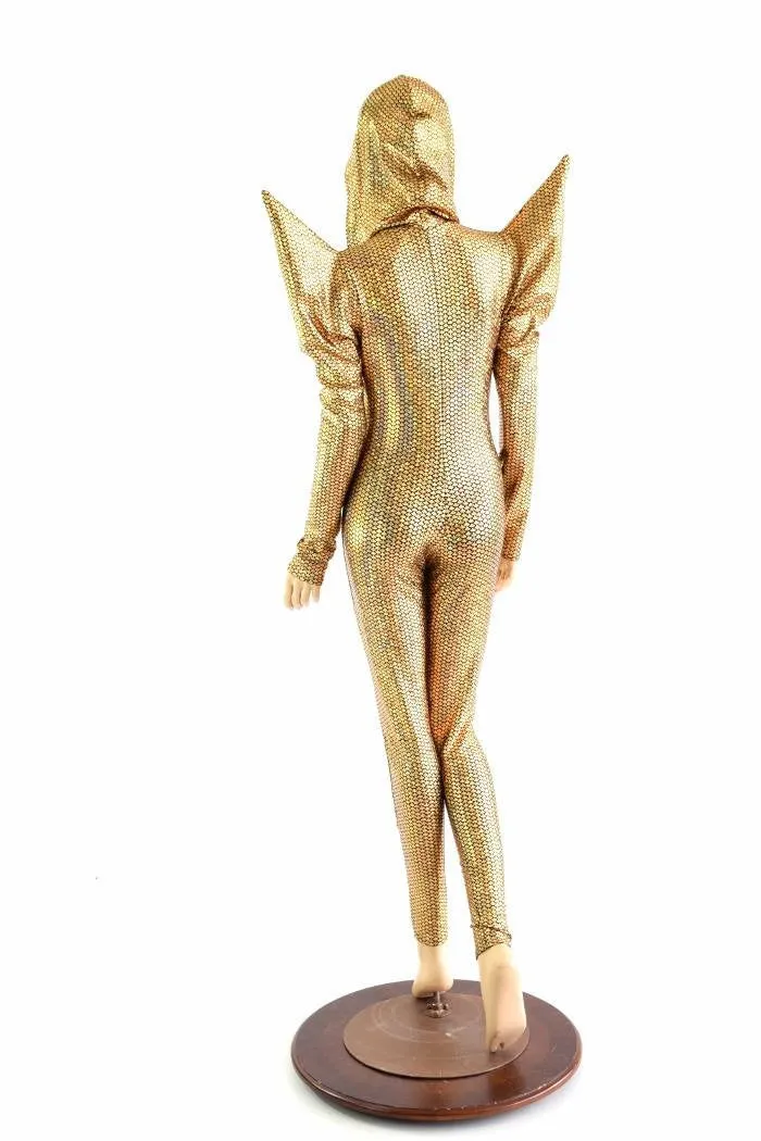 Gold Scale Mega Shoulder Catsuit