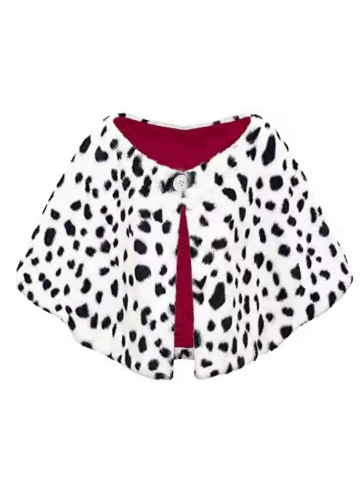 Halloween Dalmation Cosplay Gown Cape